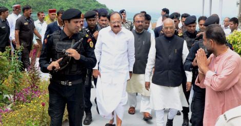 Ram Nath Kovind with M Venkaiah Naidu Ram Nath Kovind with M Venkaiah Naidu