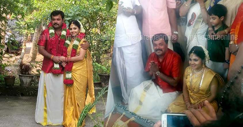 TV actors Jayan Adityan, Ambili Devi tie the knot TV actors Jayan Adityan, Ambili Devi tie the knot