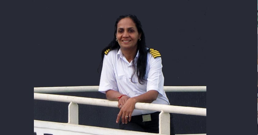 India's first female captain to be honored for bravery at sea India's first female captain to be honored for bravery at sea
