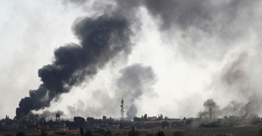 SYRIA-SECURITY-TURKEY-SHELLS SYRIA-SECURITY-TURKEY-SHELLS