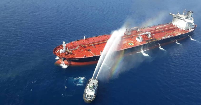 US blames Iran for attack on oil tankers, Tehran calls accusation alarming US blames Iran for attack on oil tankers, Tehran calls accusation alarming