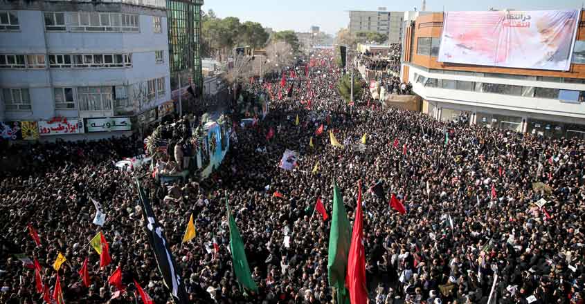 35 killed in stampede at slain Iran general's funeral 35 killed in stampede at slain Iran general's funeral
