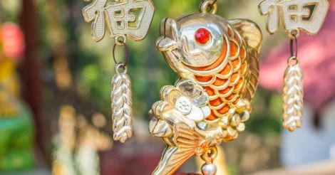 Feng shui carps for prosperity