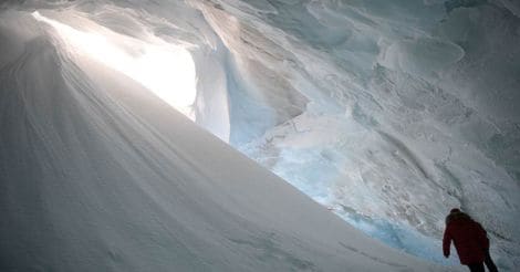 Antarctic cave