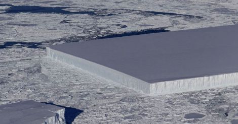 Perfect Rectangle Iceberg Spotted
