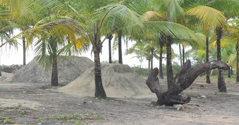 Aalappad sand mining Aalappad sand mining