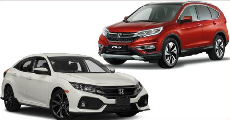 Honda CR-V & Civic