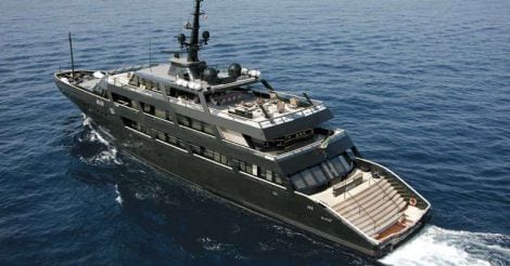Armani's Super Yacht