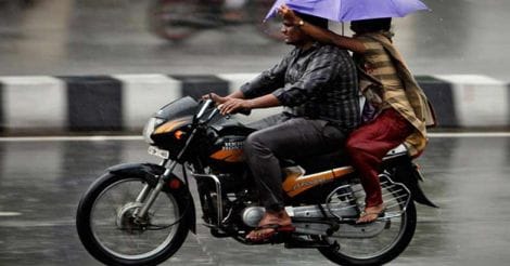two wheelers in rainy season