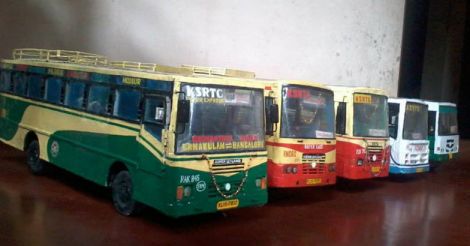 KSRTC Miniature models