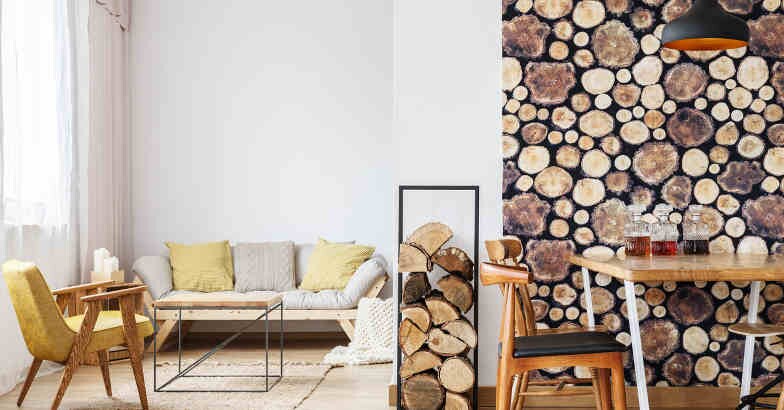 Apartment with sofa, armchair and table Apartment with sofa, armchair and table