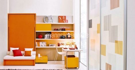 modern-orange-kids-room