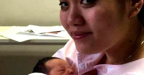 Ada Guan with Baby Chloe