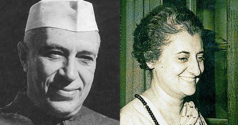 nehru-indira