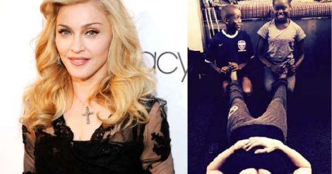 Madonna's Instagram picture of adopted African kids