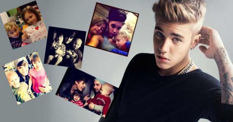 Justin Bieber and siblings
