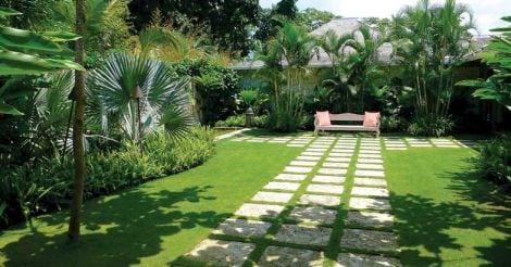 Impressive Landscape Design Ideas With Modern Seating Area  with modern landscape ideas with regard to Your property