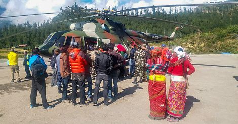 Kailash Mansarovar pilgrimage - evacuation