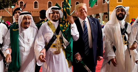 Donald Trump, King Salman bin Abdulaziz al-Saud