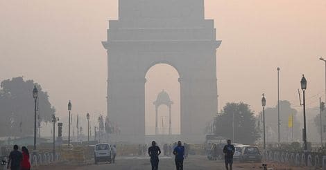 India Gate - Smog
