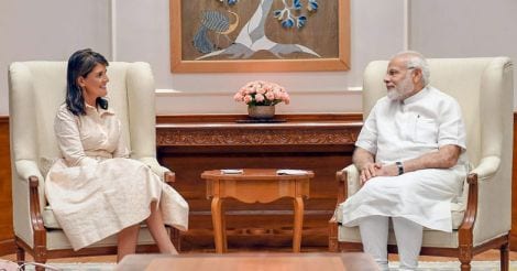 Nikki Haley and Narendra Modi