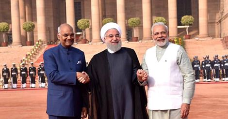 President-Ram-Nath-Kovind-Iran-President-Hassan-Rouhani-PM-Narendra-Modi
