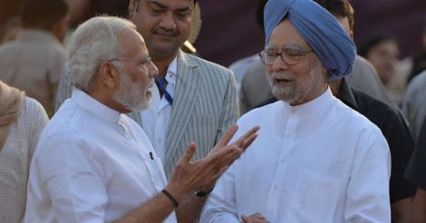 Narendra-Modi-and-Manmohan-Singh