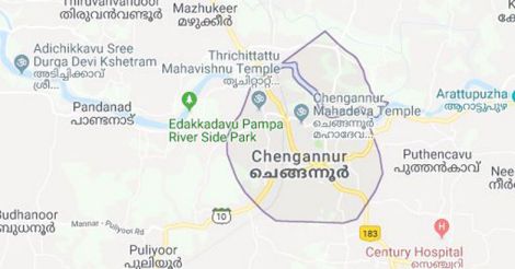 chengannur-map