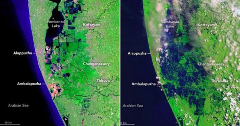 Kerala-Floods---NASA