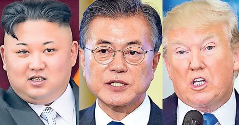 Kim-Moon-Trump