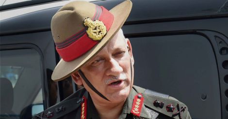 Army chief Bipin Singh Rawat