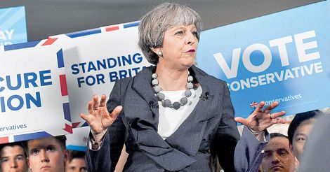 BRITAIN-POLITICS-VOTE-CONSERVATIVES