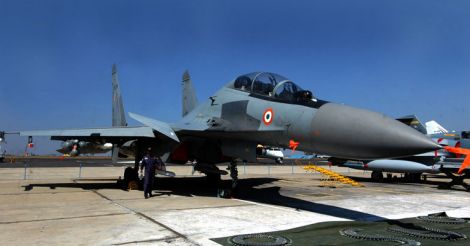 Indian Air force fighter jet Sukhoi 30