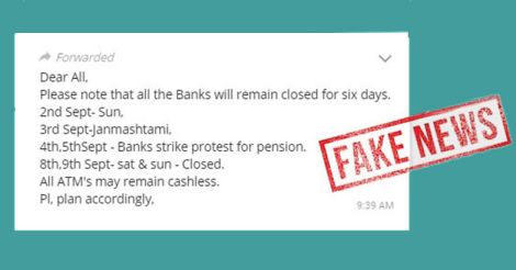 Bank Holiday - Fake News