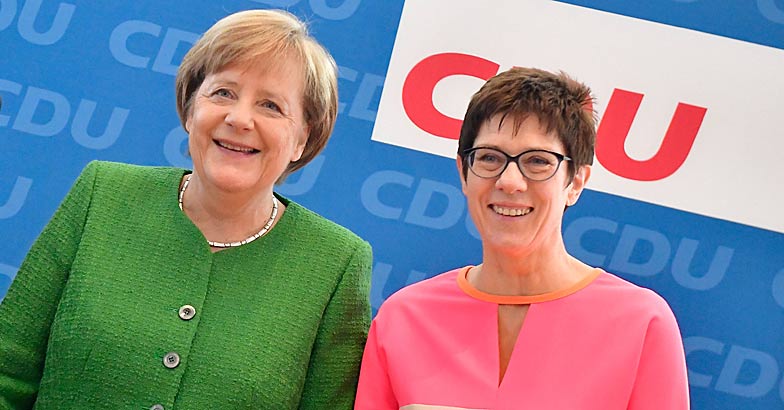 Angela Merkel Annegret Kramp-Karrenbauer Angela Merkel Annegret Kramp-Karrenbauer