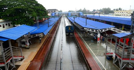 Rain - Trivandrum Railway Station