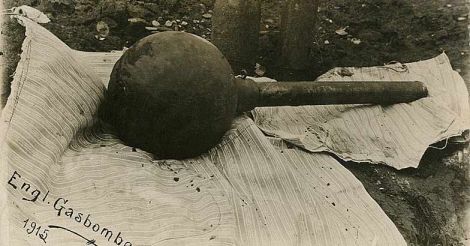 Chemical Weapon Shell WWI
