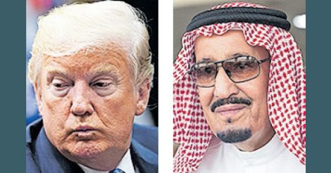 Donald Trump, King Salman bin Abdul Azeez