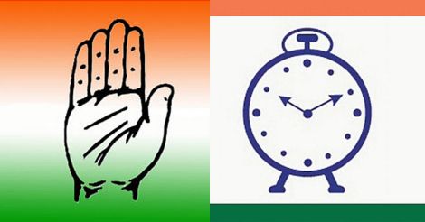 Congress, NCP logos