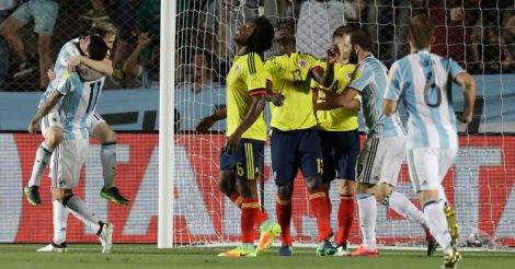 Argentina Colombia Wcup Soccer