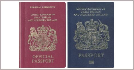 BRITAIN-BREXIT-EU-PASSPORT