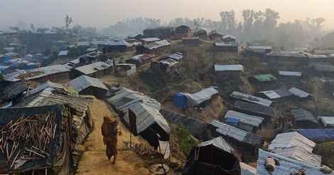 Rohingya refugee camp 