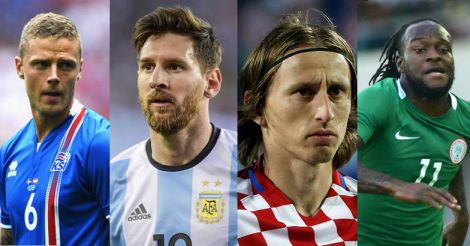 Sigger, Messi, Modric, Victor Moses