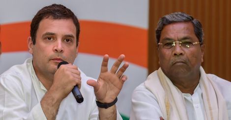 Rahul Gandhi, Siddaramaiah