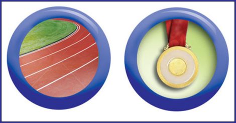 athletics-track-and-medal