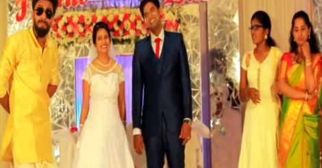 Viral video Kottayam Kunjachan style in wedding
