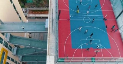 flipkart-office-basketball-court