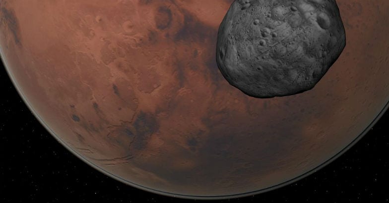 Phobos-and-Mars Phobos-and-Mars