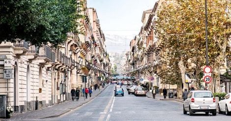 Streetview in Catania Streetview in Catania