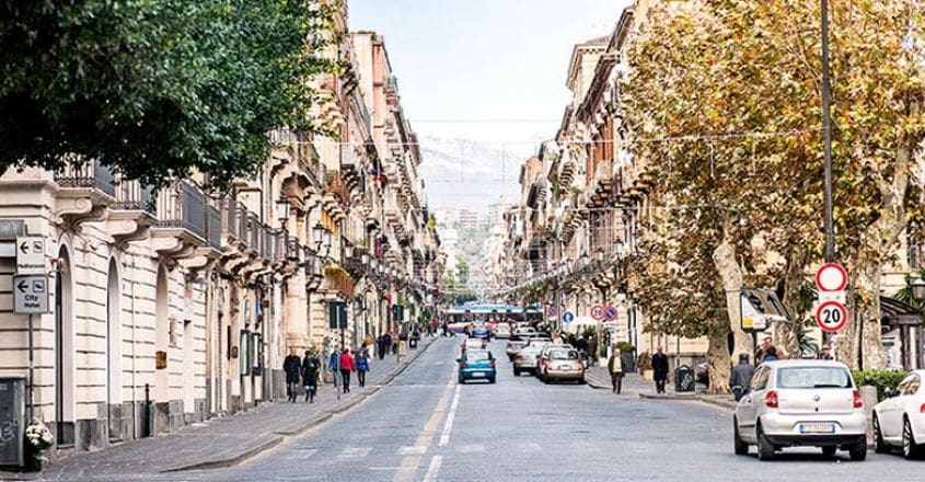 Streetview in Catania